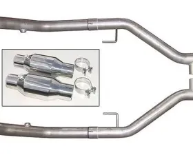 Pypes Exhaust H-Pipe For Short Tube Headers Catted 2.5