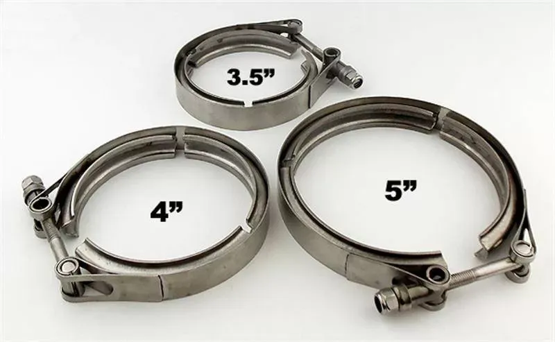 Pypes Exhaust 4" Stainless Steel V-Band Exhaust Clamp - HVB40