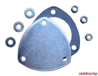 Pypes Exhaust 3" Stainless Steel Flange Dump Plate Kit - HVE12