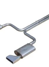 Pypes Exhaust 409 Stainless Race Pro Mufflers 2.5" Crossmember Back Exhaust Kit With X-pipe Chevrolet Corvette C4 1986-1991                                     - SCC40R - Image 5