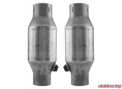 Pypes Exhaust Crossmember-Back X-Pipe Dual Exhaust 2.5" Tip Muffler Only Chevrolet Corvette C3 1975-1980 - SCC910E