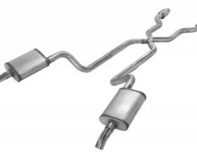 Pypes Exhaust Crossmember-Back X-Pipe Dual Exhaust 2.5