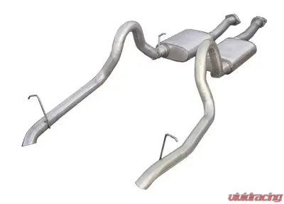 Pypes Exhaust Catback Exhaust Split Rear Dual Exit 2.5" Violator Muffler Turndown Tails Ford Mustang GT 1987-1993 - SFM10V