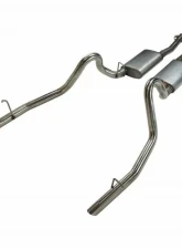Pypes Exhaust Catback Dual Exhaust 2.5" Violator Mufflers Stainless Steel Ford Mustang | LX 1979-1997                                     - SFM13V - Image 4