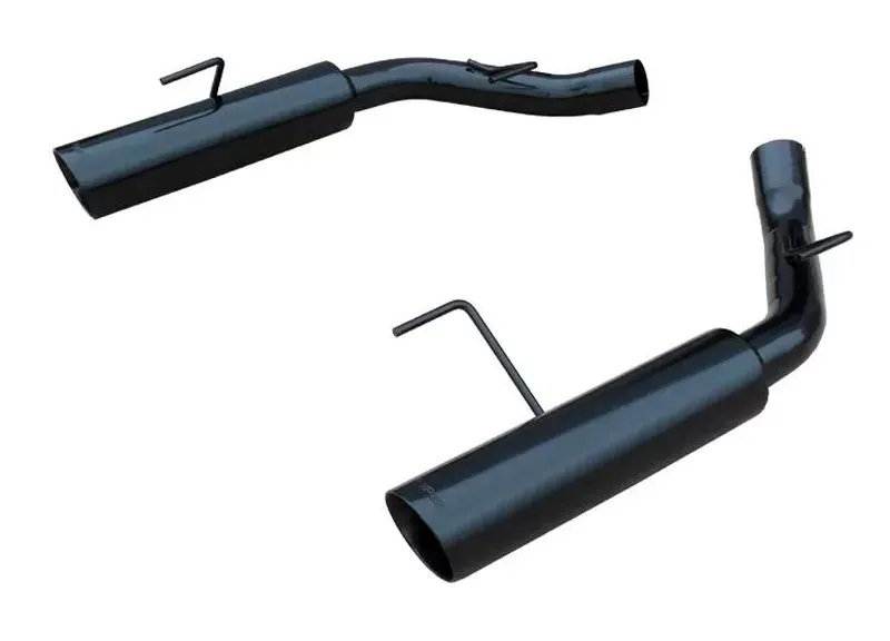 Pypes Exhaust Pype Bomb Series Axle Back Dual Exhaust 4" Black Tips Stainless Steel Ford Mustang GT | Shelby 2005-2010 - SFM60MSB