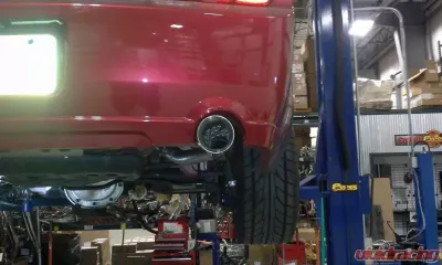 Pypes Exhaust Pype Bomb Series Axle Back Dual Exhaust 4" Polished Tips Stainless Steel Ford Mustang 2005-2010 - SFM60MS