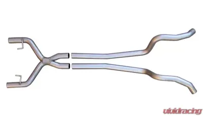 Pypes Exhaust Catback Muffler Delete System Dual Exit 2.5 And Tailpipe Muffler And Stainless Steel - SFM65