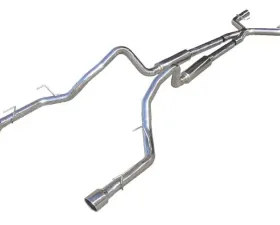 Pypes Exhaust Catback Mid Muffler Exhaust Split Rear Dual Exit 2.5