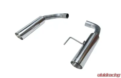 Pypes Exhaust Pype Bomb Series Stainless Axle Back Dual Exhaust w/ 4" Polished Tips Ford Mustang GT 2015-2022 - SFM81MS