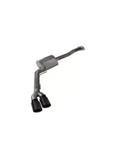 Pypes Exhaust Catback Exhaust Split Rear Dual Exit 3 x 3" Intermediate And Tail Pipe 4.5" Black Tip Muffler Ford F150 2015-2020                                     - SFT29RB - Image 2