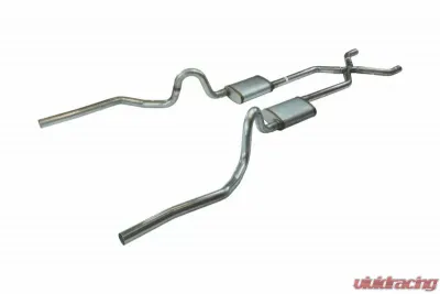 Pypes 1970-1971 Pontiac GTO and 1968 to 1972 Olds 442 Crossmember Back with X-Pipe Exhaust Kit SGA12S