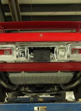 Pypes Exhaust Crossmember-Back X-Pipe Dual Split Rear Valance Exit 2.5" No Muffler Pontiac GTO 1970-1971                                     - SGA12 - Image 2