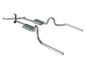 Pypes Exhaust Crossmember Back with Xchange Exhaust System GM A-Body 1964-1974