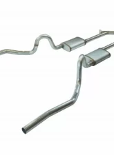 Pypes Exhaust Crossmember-Back X-Change Split Rear Dual Exit 2.5" w/Valance Cutouts No Muffler Pontiac GTO | Oldsmobile 442 1968-1972                                     - SGA16 - Image 2