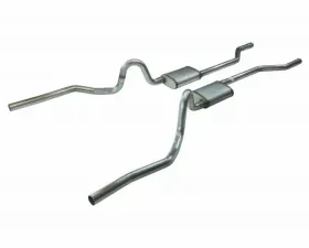 Pypes Exhaust Crossmember-Back Pipe Dual Exhaust 2.5