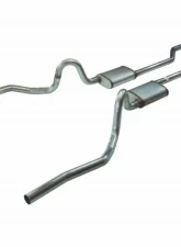 Pypes Exhaust Crossmember-Back Pipe Dual Exhaust 2.5" No Muffler Stainless Steel Pontiac GTO | Oldsmobile 442 1968-1972                                     - SGA29 - Image 2