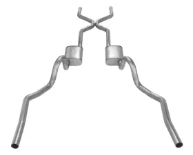 Pypes Exhaust Crossmember Back with H-Pipe Exhaust System GM A-Body 1964-1972