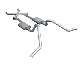 Pypes Exhaust Catback X-Change Exhaust Split Side Dual Exit 2.5