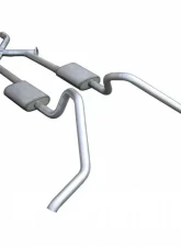 Pypes Exhaust Catback X-Change Exhaust Split Side Dual Exit 2.5" No Muffler Stainless Steel                                     - SGB11 - Image 2