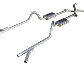 Pypes Exhaust Crossmember-Back X-Pipe Exhaust Split Rear Dual Exit 2.5