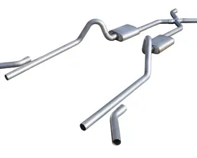 Pypes Exhaust Crossmember-Back X-Pipe Exhaust Split Rear Dual Exit 3