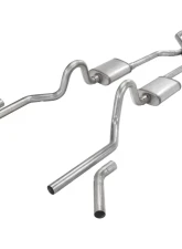 Pypes Exhaust Crossmember Back with H-Pipe Exhaust System Chevrolet Tri-Five 1955-1957                                     - SGC40T - Image 2