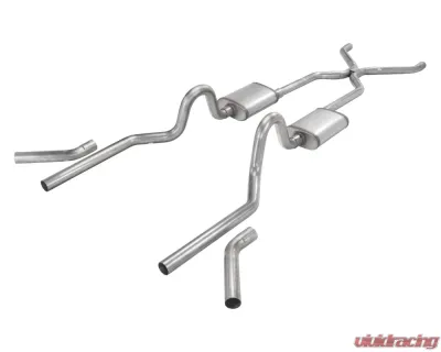 Pypes Exhaust Crossmember Back with H-Pipe Exhaust System Chevrolet Tri-Five 1955-1957 - SGC40T