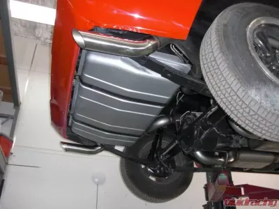 Pypes Exhaust Crossmember-Back X-Pipe Exhaust Split Rear Dual Quarter Exit 3" Muffler And Stainless Steel GM F-Body 1970-1974 - SGF13