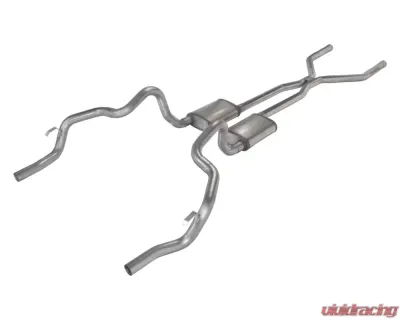 Pypes Exhaust 2.5" Crossmember Back with H-Pipe Exhaust System GM F-Body 1970-1974 - SGF41T