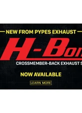 Pypes Exhaust 3" Crossmember Back with H-Pipe Exhaust System GM F-Body 1970-1974                                     - SGF43T - Image 2