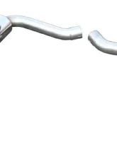 Pypes Exhaust Pype Bomb Series Axle Back Dual Exhaust 4.5" Polished Tips Stainless Steel Chevrolet Camaro V8 2010-2014                                     - SGF53 - Image 2