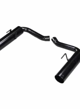 Pypes Exhaust Pype Bomb Series Axle Back Dual Exhaust 4.5" Black Tips Stainless Steel Chevrolet Camaro V8 2010-2014                                     - SGF53B - Image 2