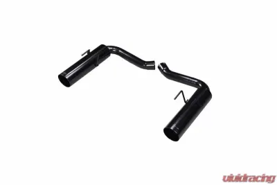 Pypes Exhaust Pype Bomb Series Axle Back Dual Exhaust 4.5" Black Tips Stainless Steel Chevrolet Camaro V8 2010-2014 - SGF53B