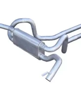 Pypes Exhaust Crossflow System X-Pipe Dual Exhaust 2.5" Race Pro MufflersPolished Stainless Steel GM 1967-1974                                     - SGF70S - Image 2