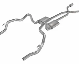 Pypes Exhaust Crossmember-Back X-Pipe Dual Exhaust 2.5