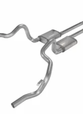 Pypes Exhaust Crossmember-Back X-Pipe Dual Exhaust 2.5" Muffler And Catalytic Converter GM F-Body 1975-1981                                     - SGF911E - Image 4