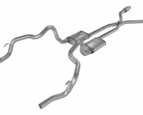 Pypes Exhaust Crossmember-Back H-Pipe Dual Exhaust 2.5