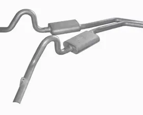 Pypes Exhaust Catback Exhaust Split Rear Dual Exit 2.5