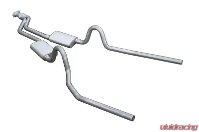 Pypes Exhaust Catback Exhaust Split Rear Dual Exit 2.5" Violator Mufflers Stainless Steel GM G-Body 1978-1988 - SGG53V