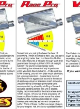 Pypes Exhaust Violator Series Axle Back Muffler Dual Exit Violator Muffler 3x6 Oval Polished Tips Stainless Steel Pontiac G8 2008-2009                                     - SGG60VS - Image 2