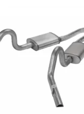 Pypes Exhaust Crossmember-Back X-Pipe Dual Exhaust 2.5" No Muffler Stainless Steel Catalytic Converter GM G-Body 1978-1988                                     - SGG910E - Image 4