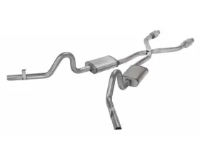 Pypes Exhaust Crossmember Back with X-Pipe Exhaust System GM G-Body Non-SS 1978-1988