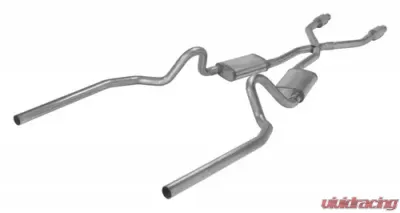 Pypes Exhaust Crossmember-Back X-Pipe Dual Exhaust 2.5 No Muffler Catalytic Converter GM G-Body SS 1978-1988 - SGG912E