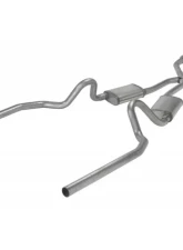 Pypes Exhaust Crossmember Back with X-Pipe Exhaust System GM G-Body SS 1978-1988                                     - SGG912TE - Image 4