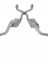 Pypes Exhaust Crossmember Back with X-Pipe Exhaust System GM G-Body SS 1978-1988                                     - SGG912TE - Image 2