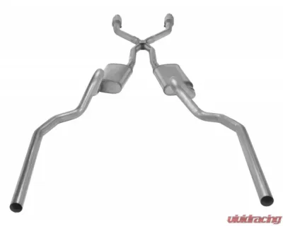 Pypes Exhaust Crossmember Back with X-Pipe Exhaust System GM G-Body SS 1978-1988 - SGG912TE