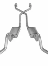 Pypes Exhaust Crossmember-Back X-Pipe  Dual Side Exhaust 2.5" Violator Muffler Catalytic Converter Chevrolet EL Camino Exc SS 1978-1988                                     - SGG920VE - Image 4
