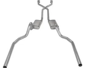 Pypes Exhaust Crossmember-Back X-Pipe Dual Exhaust 2.5