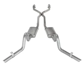 Pypes Exhaust Crossmember Back with H-Pipe Exhaust System El Camino Non-SS 1978-1988