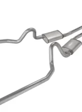 Pypes Exhaust Crossmember-Back H-Pipe Dual Exhaust 2.5" Race Pro Muffler Catalytic Converter Chevrolet EL Camino 1978-1988                                     - SGG942RE - Image 4
